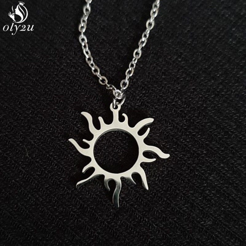 Ethnic Fashion Show - Punk Stainless Steel Necklace Ethnic Sun