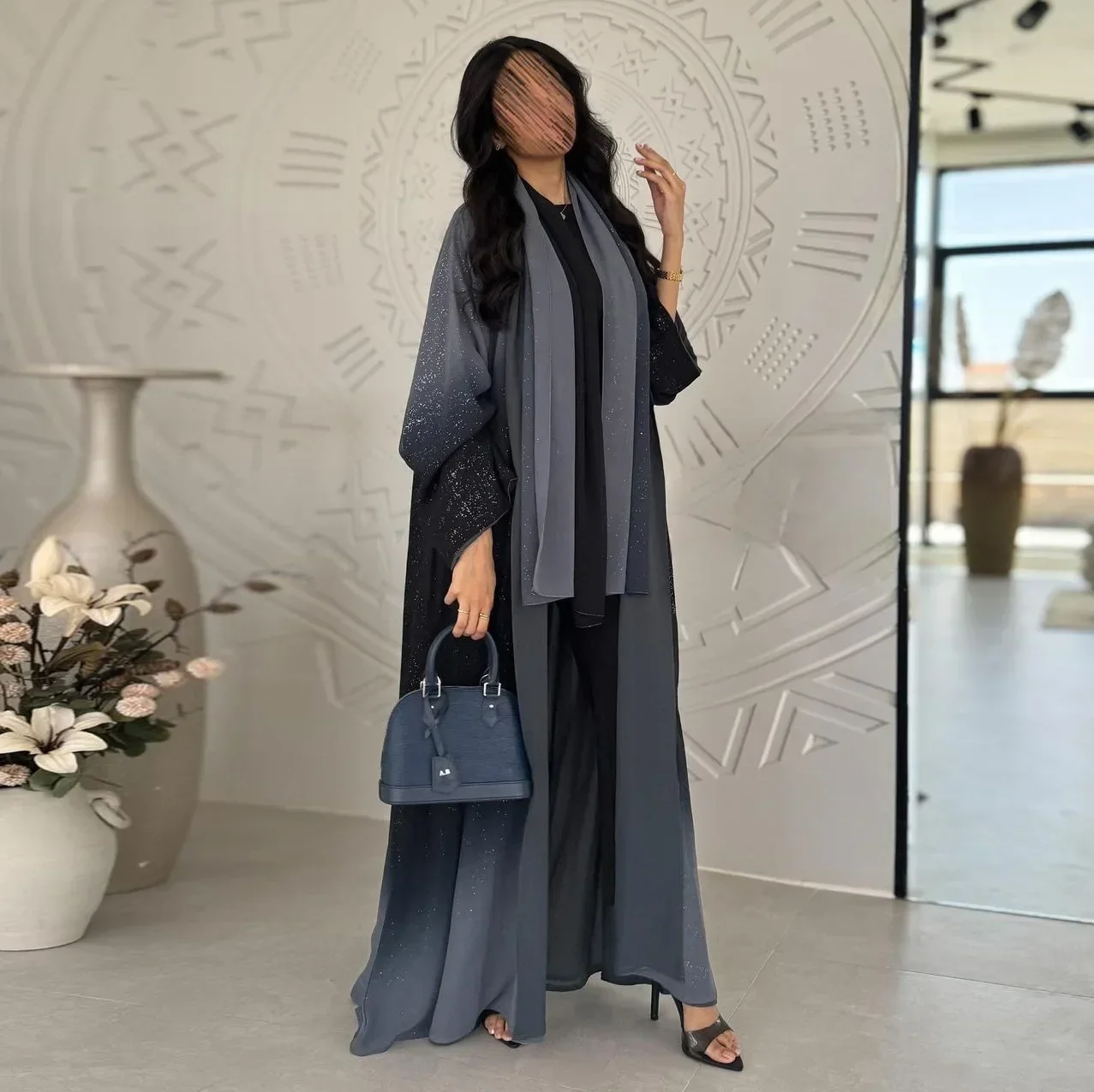 Jalabiya Women Arabic - Muslim Chiffon Cardigan for Women Eid