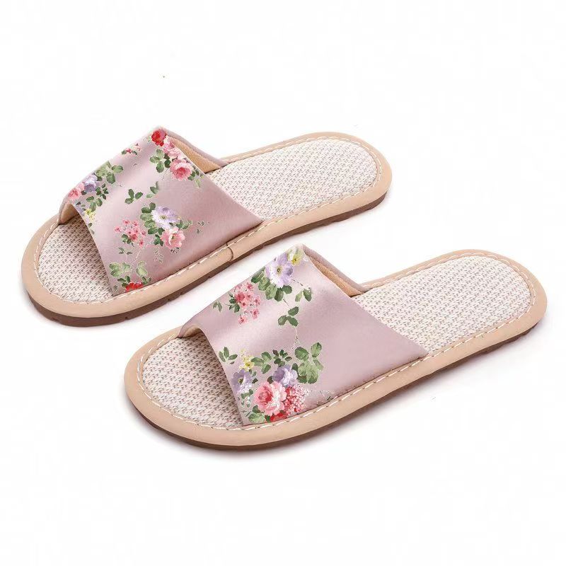 Ethnic Style - Women's Ethnic Style Flat Sole Linen