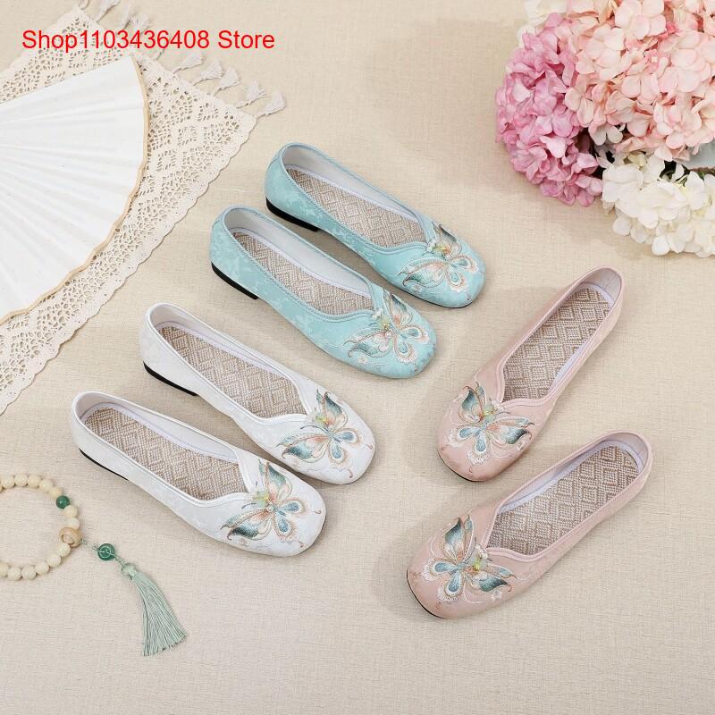 Ethnic Style - Spring and Summer New Low-Heeled Lightweight