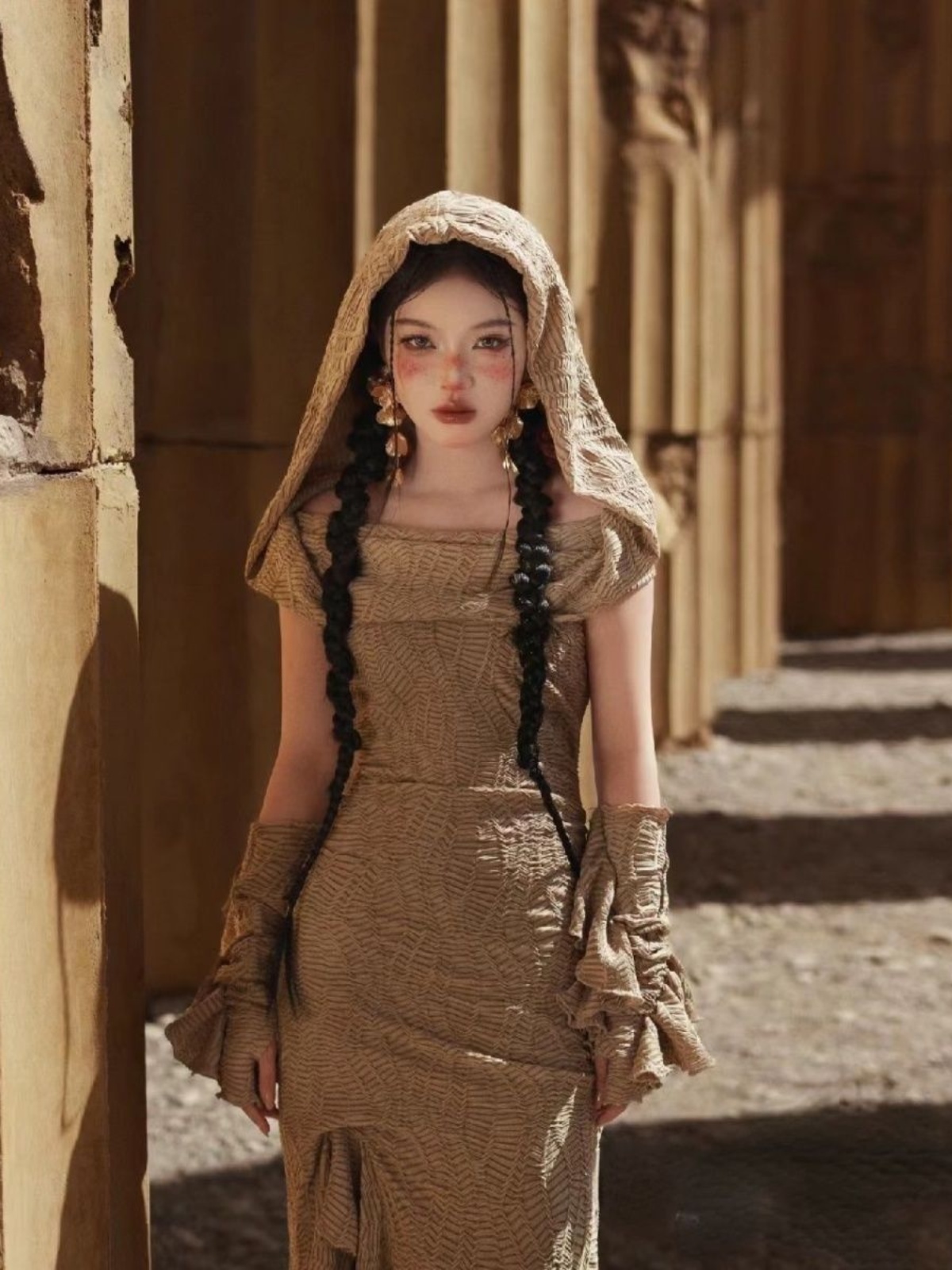 Ethnic Fashion Photography - Desert Princess Style Holiday Dress Photography