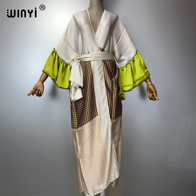 Kaftan Women Boho - WINYI Summer Kimono Party Dress Beach