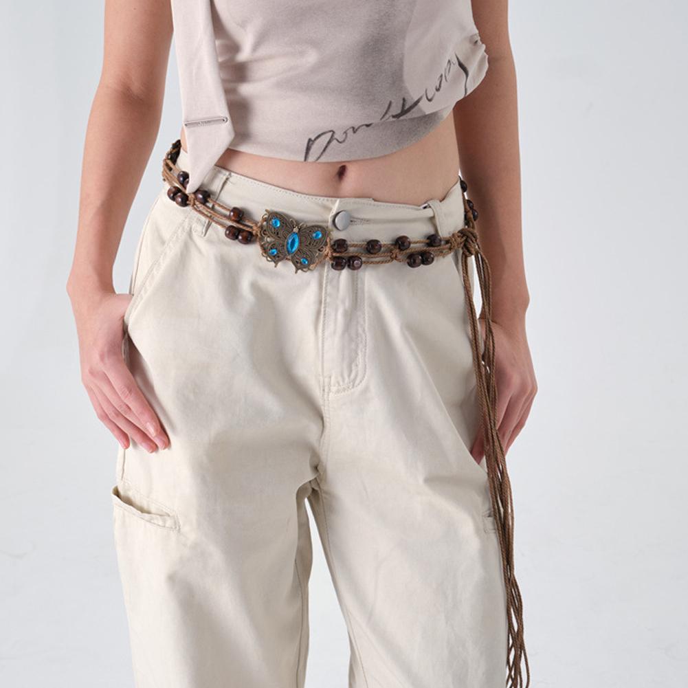 2025 NEW Bohemian Woven Waist  - Ethnic Fashion Show recension och pris