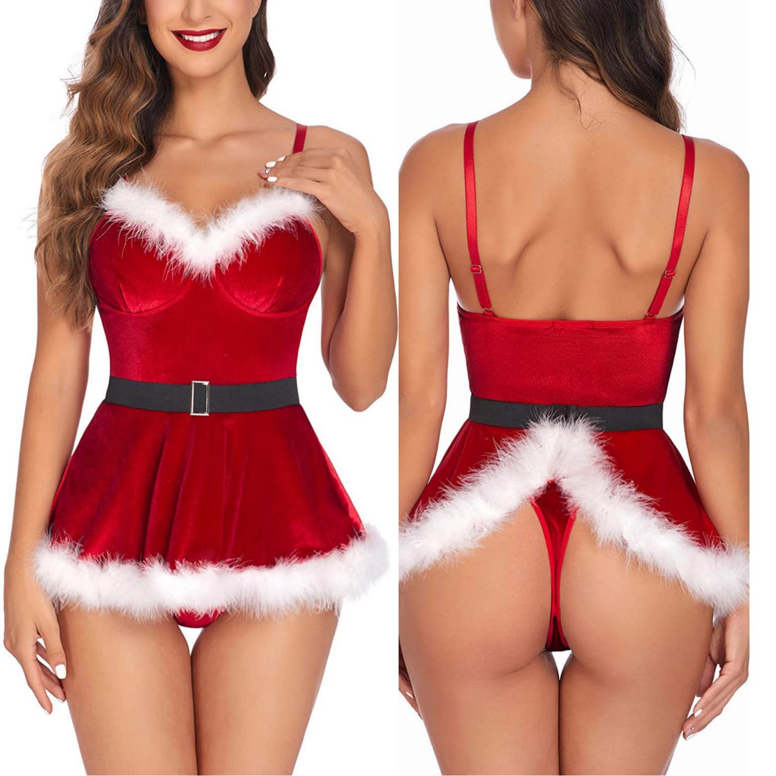 Women's Sexy Nightgown Santa C - Ethnic Outfit recension och pris