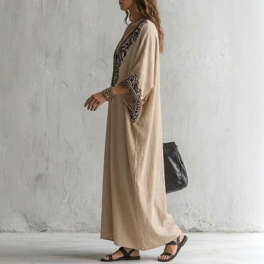 Women Boho Embroidered Kaftan  - Kaftan Women Boho recension och pris