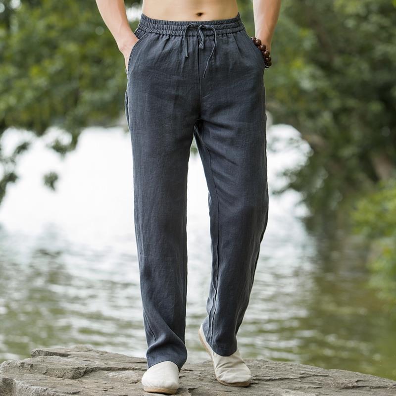 High-End Pure Linen Men's Casu - Ethnic Fashion Wear recension och pris