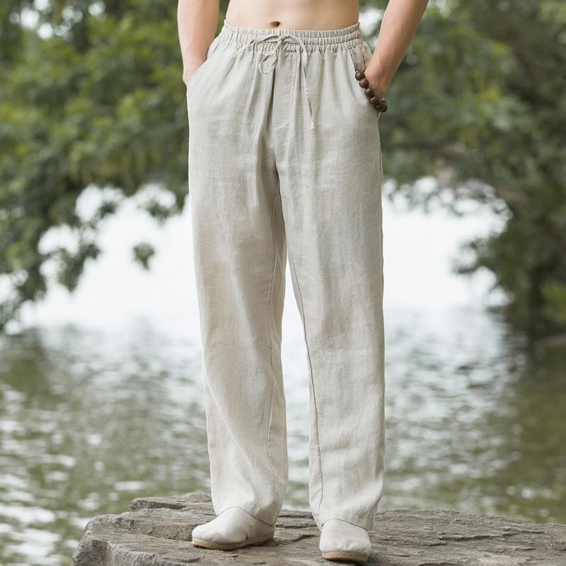 High-End Pure Linen Men's Casu - Ethnic Fashion Wear recension och pris