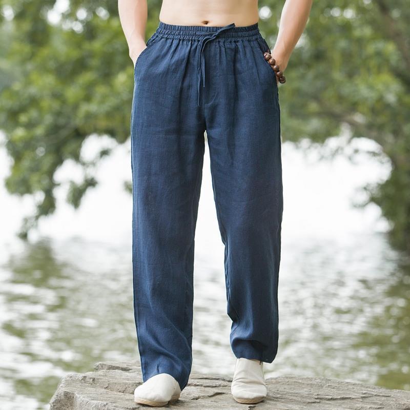 High-End Pure Linen Men's Casu - Ethnic Fashion Wear recension och pris