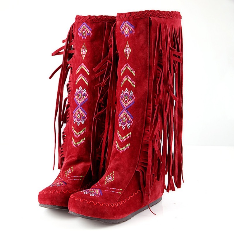 Tassel Boots Handmade Embroide - Ethnic Fashion recension och pris