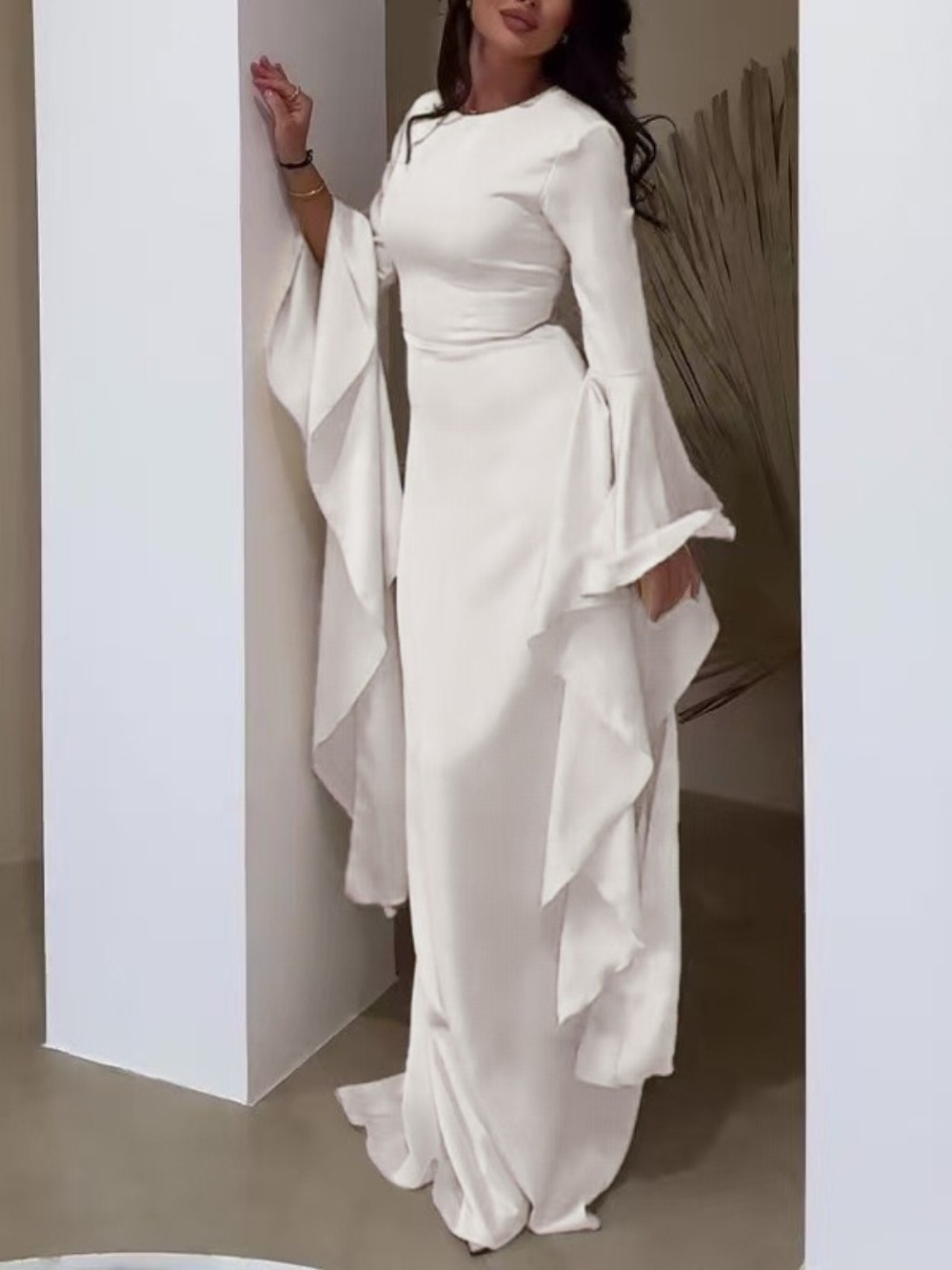 Eid Muslim Women Dress Abaya F - Jalabiya Women Arabic recension och pris