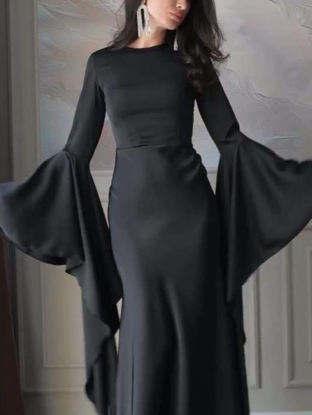 Eid Muslim Women Dress Abaya F - Jalabiya Women Arabic recension och pris