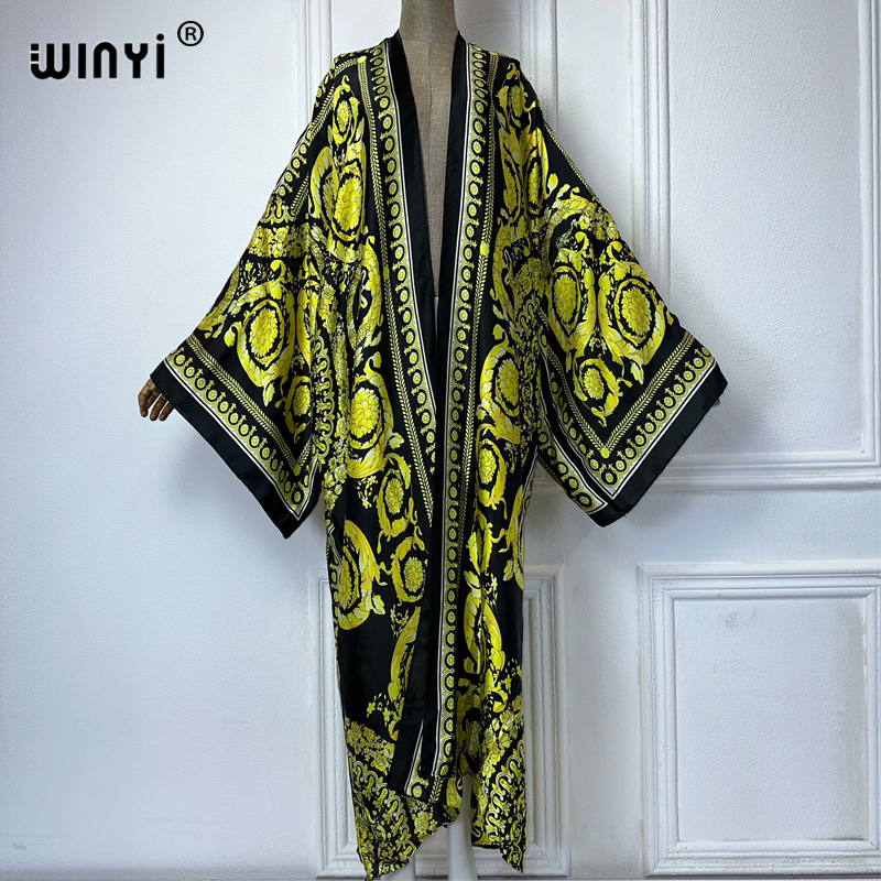 WINYI Africa Boho Print Kimono - Kaftan Women Boho recension och pris