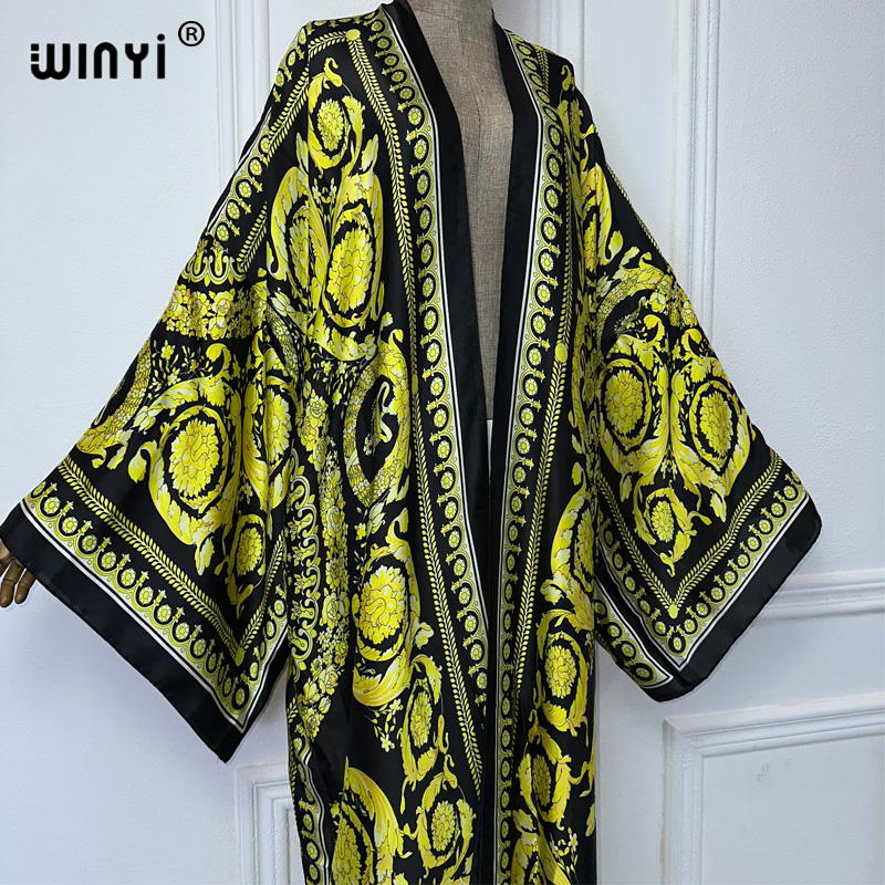 WINYI Africa Boho Print Kimono - Kaftan Women Boho recension och pris