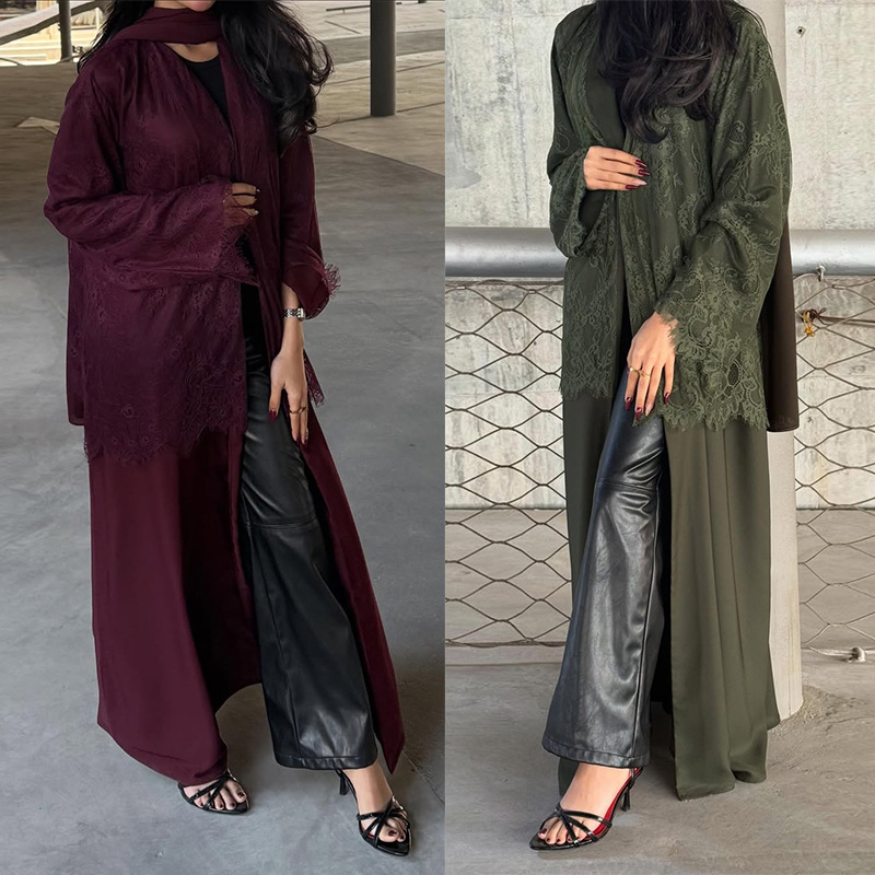 Cardigan Women Eid Abaya Party - Jalabiya Women Arabic recension och pris