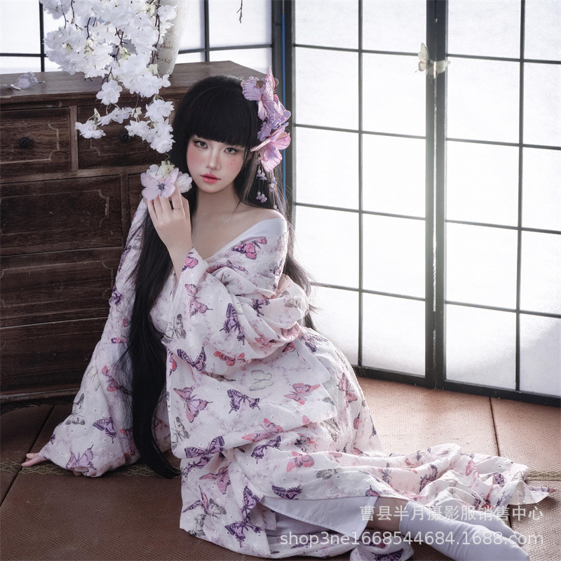 Girl Dress Yukata Women Clothi - Ethnic Fashion Photography recension och pris