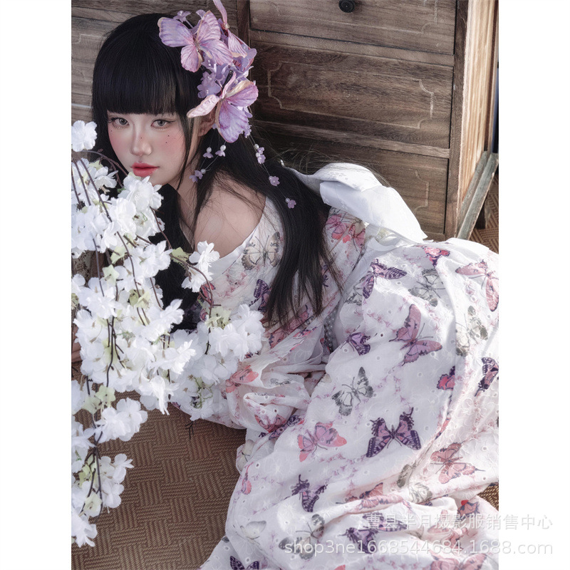 Girl Dress Yukata Women Clothi - Ethnic Fashion Photography recension och pris
