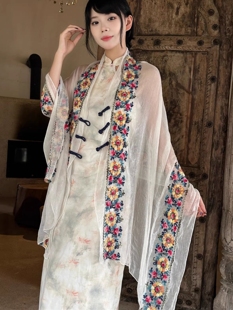 2025 Summer New Flower Embroid - Ethnic Fashion Photography recension och pris