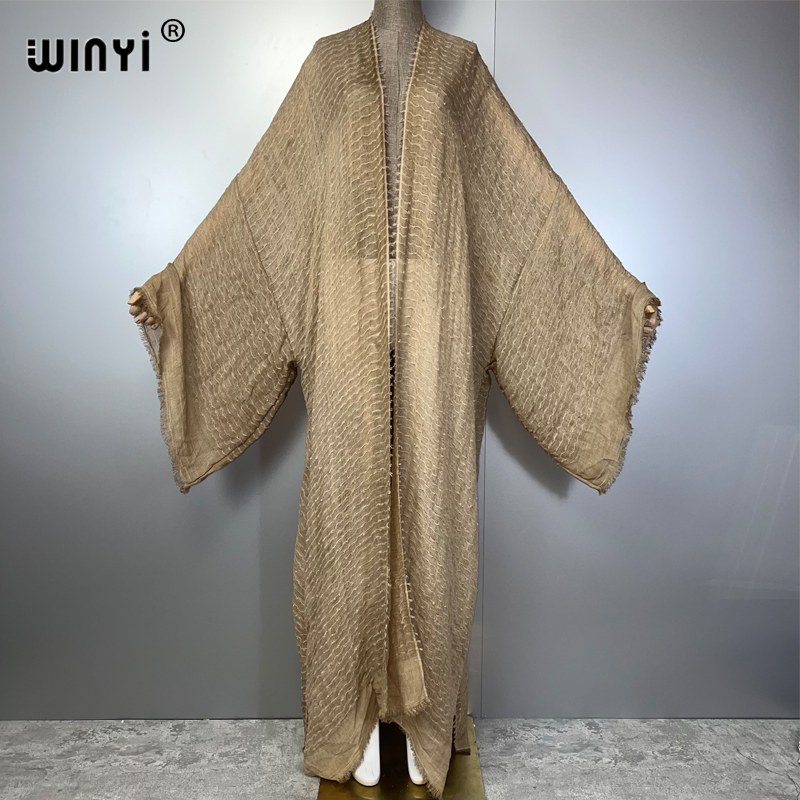 WINYI Geometric Print Kimono K - Kaftan Women Boho recension och pris