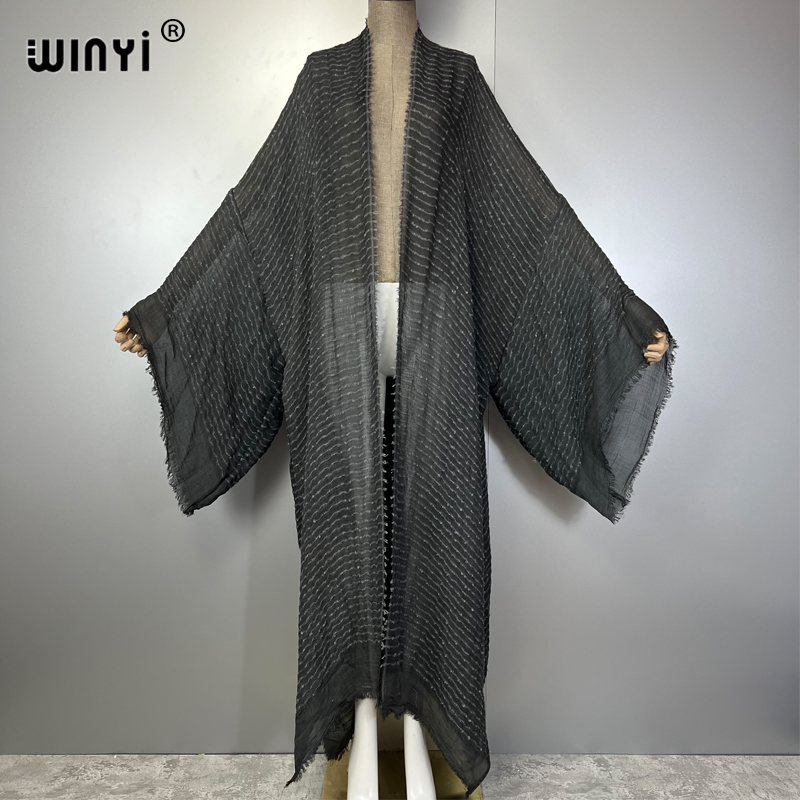 WINYI Geometric Print Kimono K - Kaftan Women Boho recension och pris
