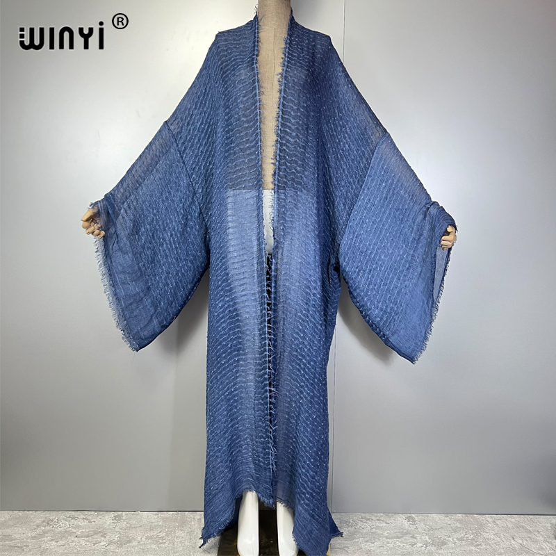 WINYI Geometric Print Kimono K - Kaftan Women Boho recension och pris