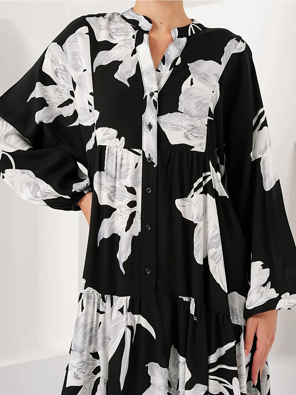 Eid Women Dress Muslim Flower  - Jalabiya Women Arabic recension och pris