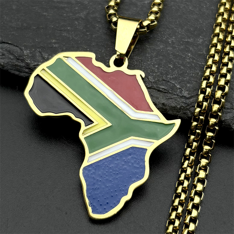 African South Africa Map Flag  - Ethnic Fashion Show recension och pris