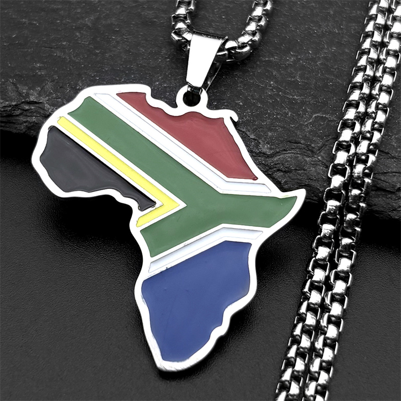 African South Africa Map Flag  - Ethnic Fashion Show recension och pris