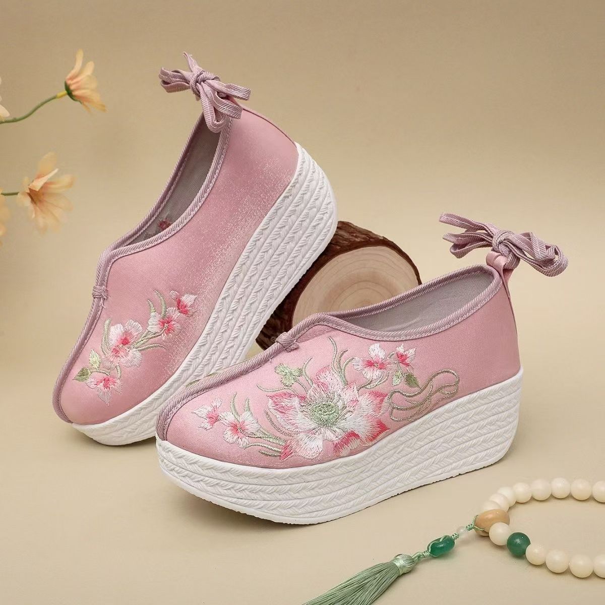 Woman Ethnic Style Wedges Embr - Ethnic Style recension och pris