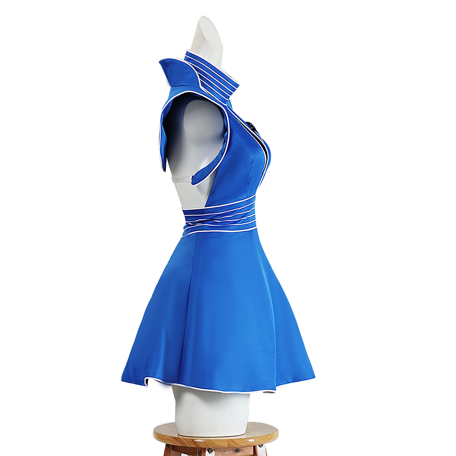 Britney Stewardess Cosplay Blu - Ethnic Outfit recension och pris