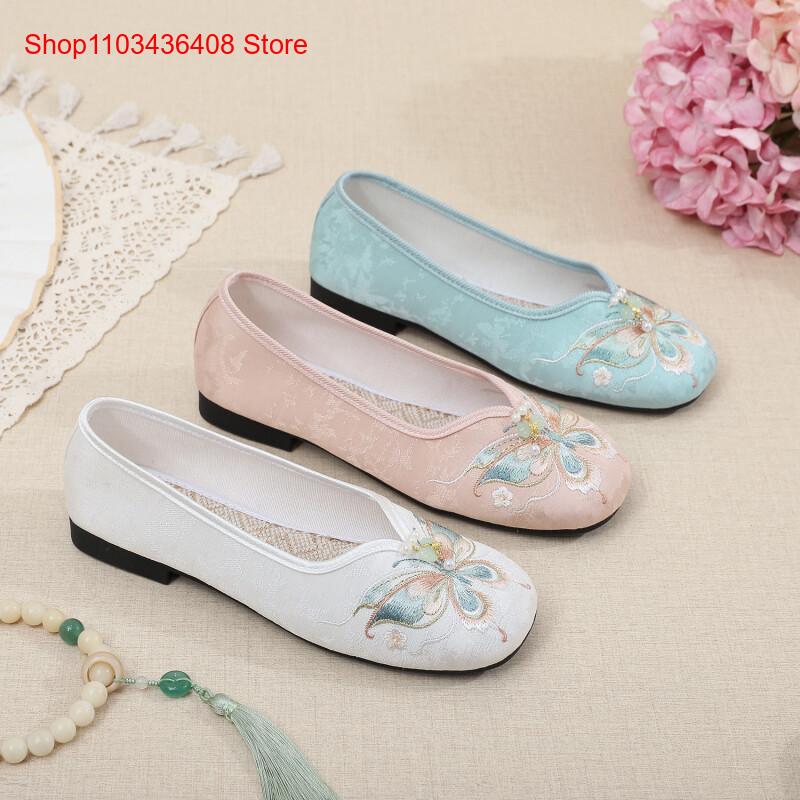 Spring and Summer New Low-Heel - Ethnic Style recension och pris
