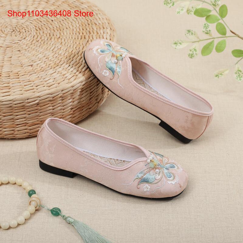 Spring and Summer New Low-Heel - Ethnic Style recension och pris