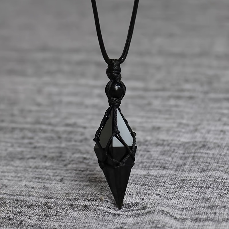 Black Obsidian Arrowhead Cryst - Ethnic Fashion Show recension och pris