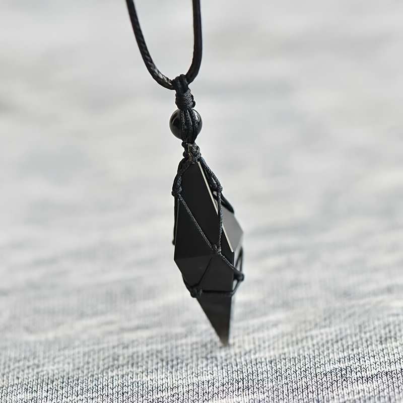 Black Obsidian Arrowhead Cryst - Ethnic Fashion Show recension och pris