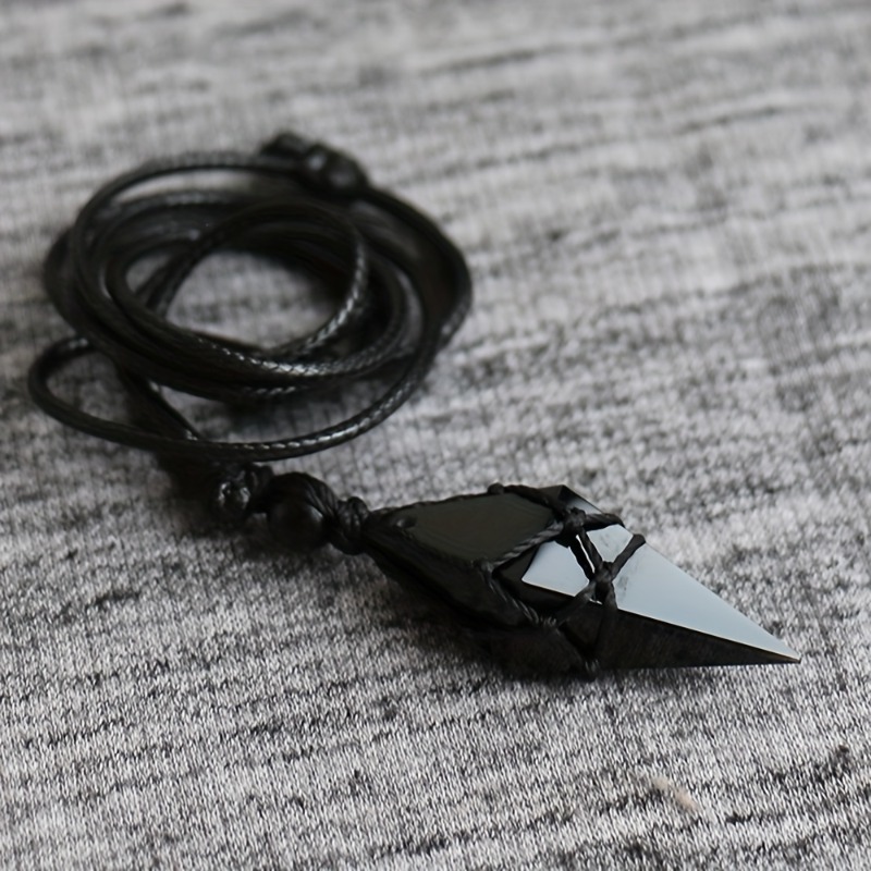 Black Obsidian Arrowhead Cryst - Ethnic Fashion Show recension och pris