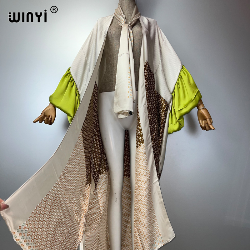 WINYI Summer Kimono Party Dres - Kaftan Women Boho recension och pris