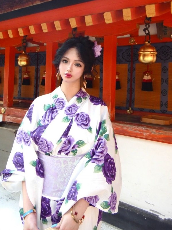 Traditional Japanese Kimono St - Ethnic Fashion Photography recension och pris